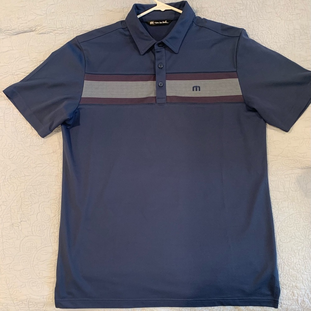 Travis Matthew Men's Navy Polo Shirt